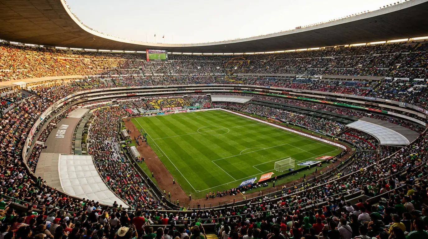 Estadio Azteca in Mexico City, Austragungsort der WM-Eröffnung 2026