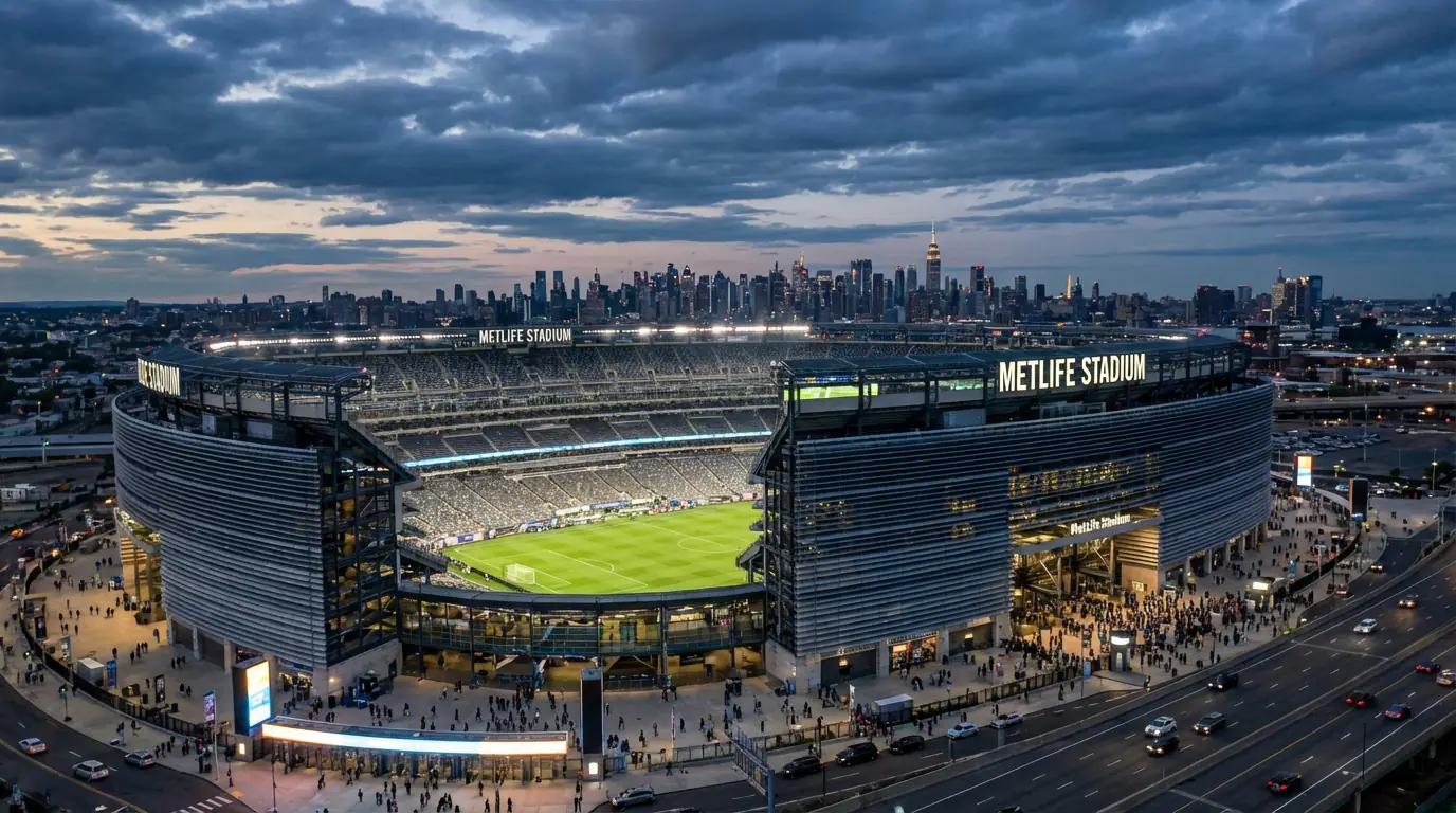 MetLife Stadium in East Rutherford, Austragungsort des WM-Finales 2026