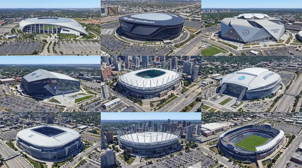 Übersicht der 16 WM 2026 Stadien in Nordamerika